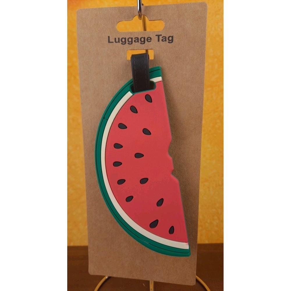 Watermelon Slice ID Luggage Baggage Tag for Suitcase Travel Silicone